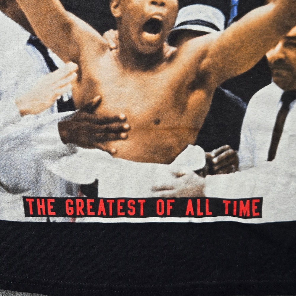 Muhammad Ali T-Shirt Mens Large Black World Champion Boxing Graphic Tee (T7) - Picture 3 of 10